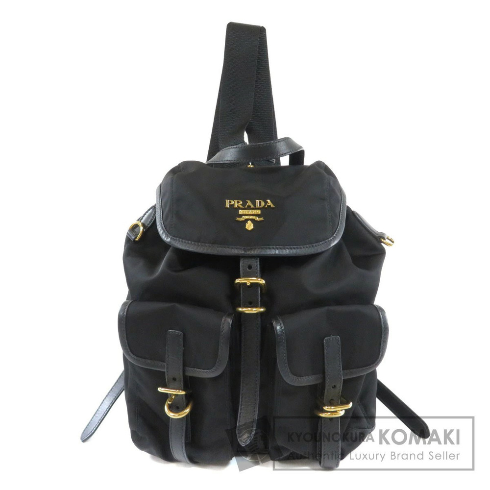 Prada logo Backpack Rucksack Daypack